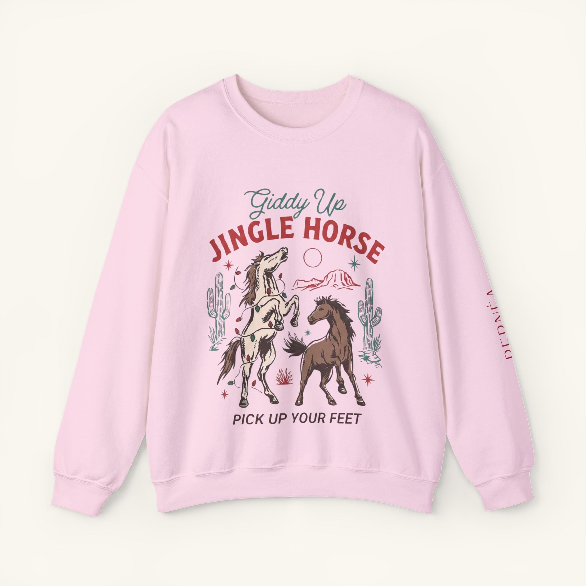 Jingle Horse Xmas Crewneck