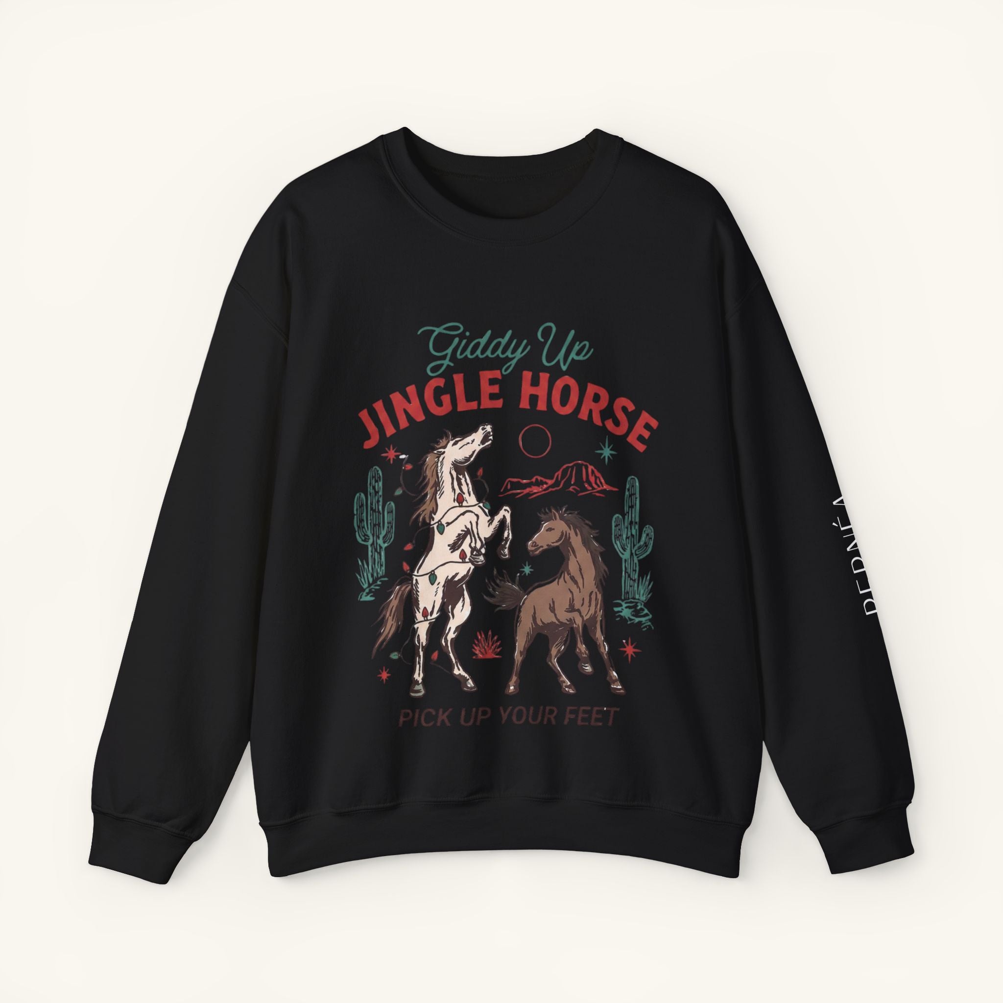 Jingle Horse Xmas Crewneck