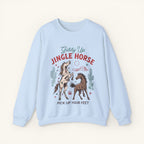 Jingle Horse Xmas Crewneck