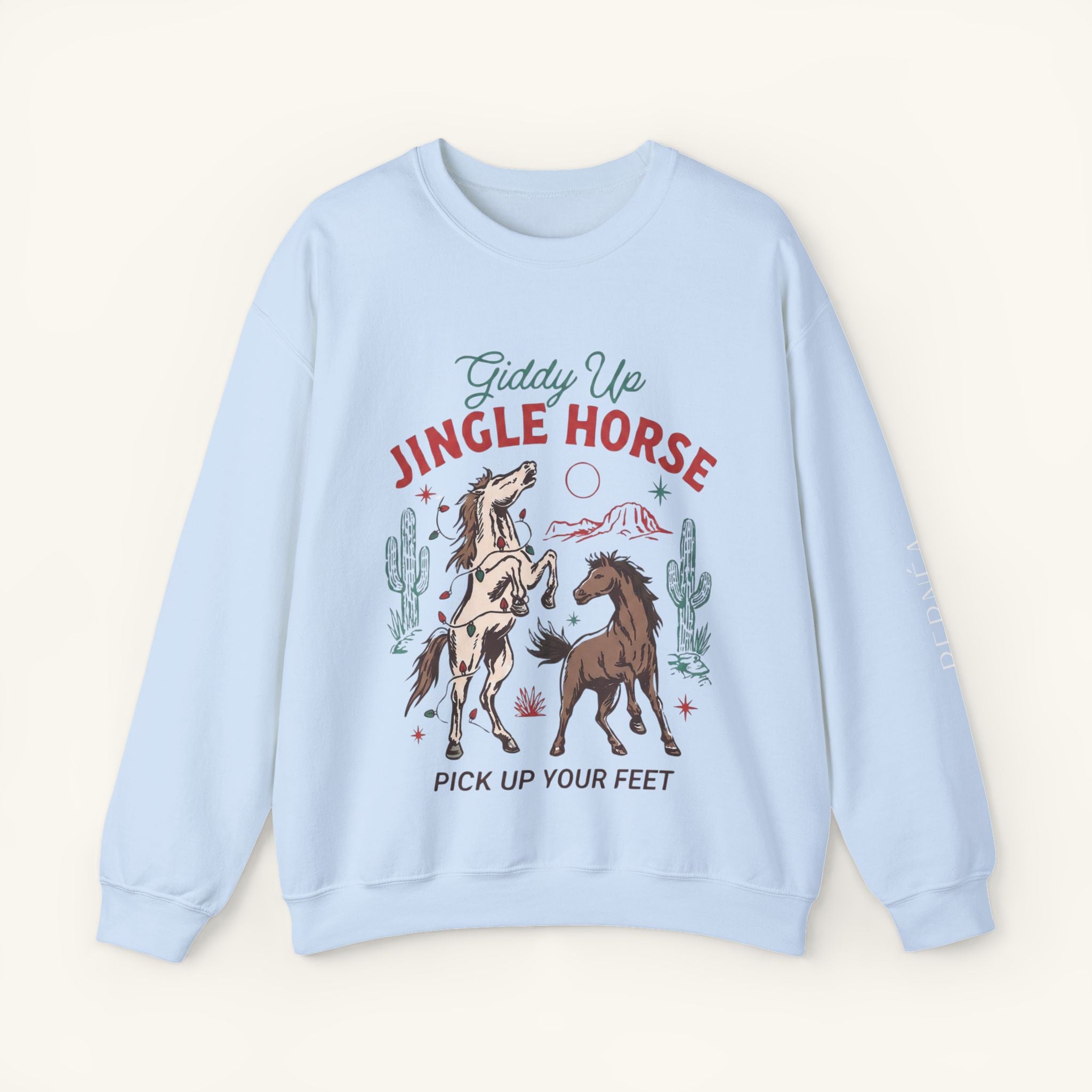 Jingle Horse Xmas Crewneck