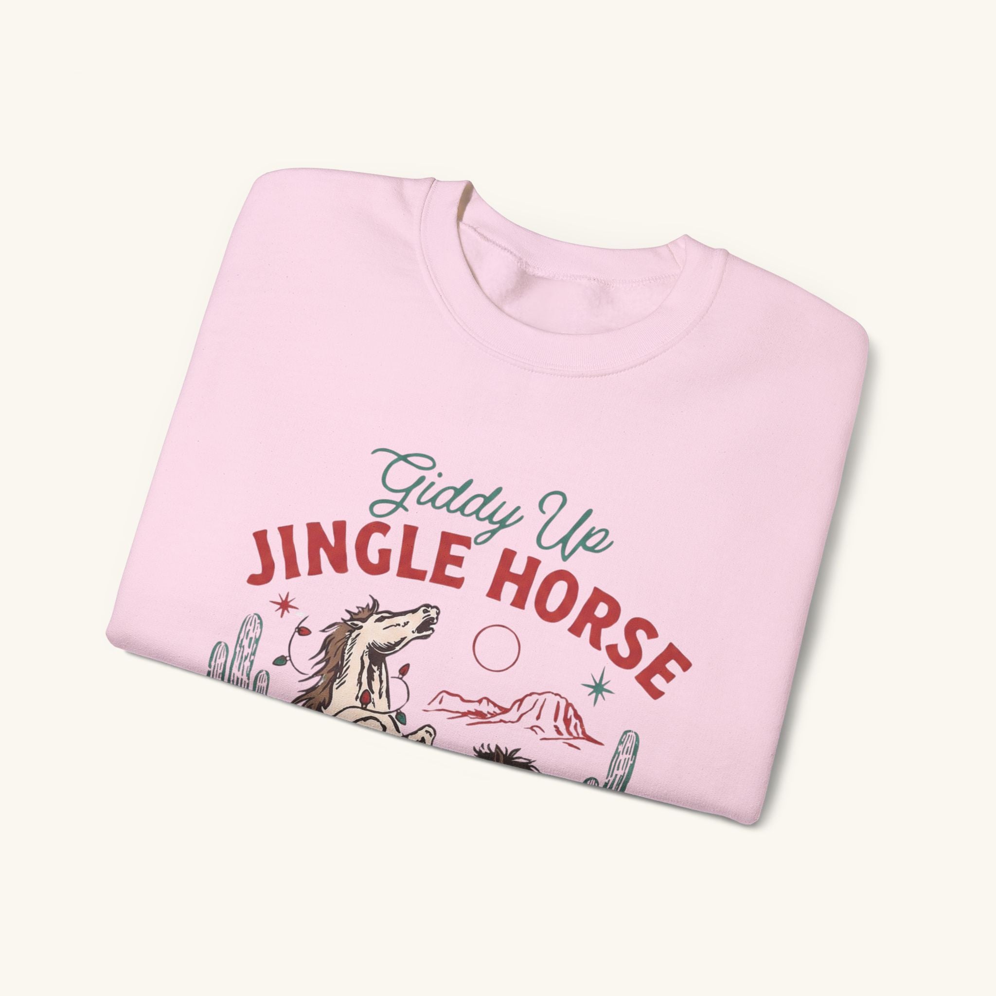 Jingle Horse Xmas Crewneck