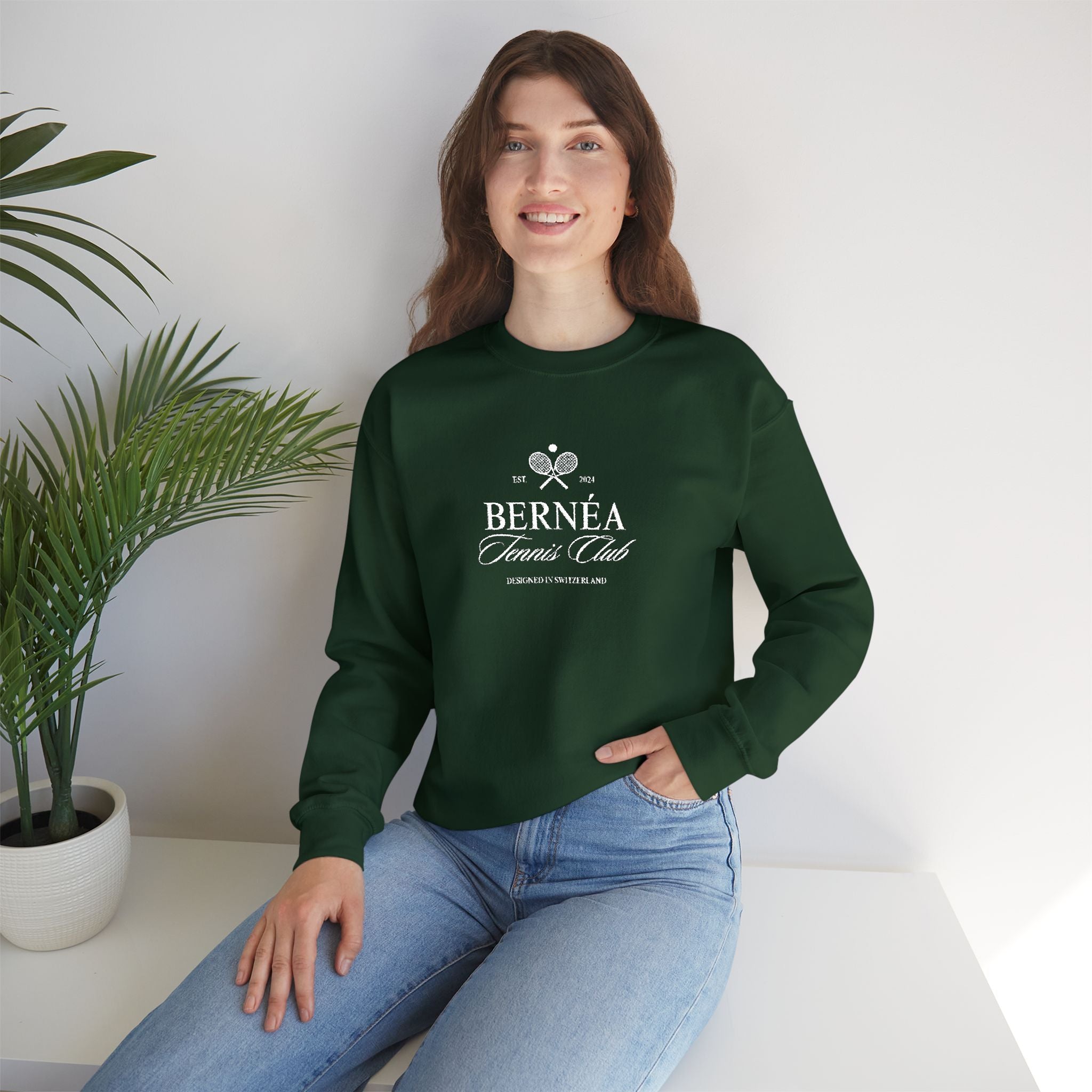 Bernéa Green Tennis Club™ Crewneck